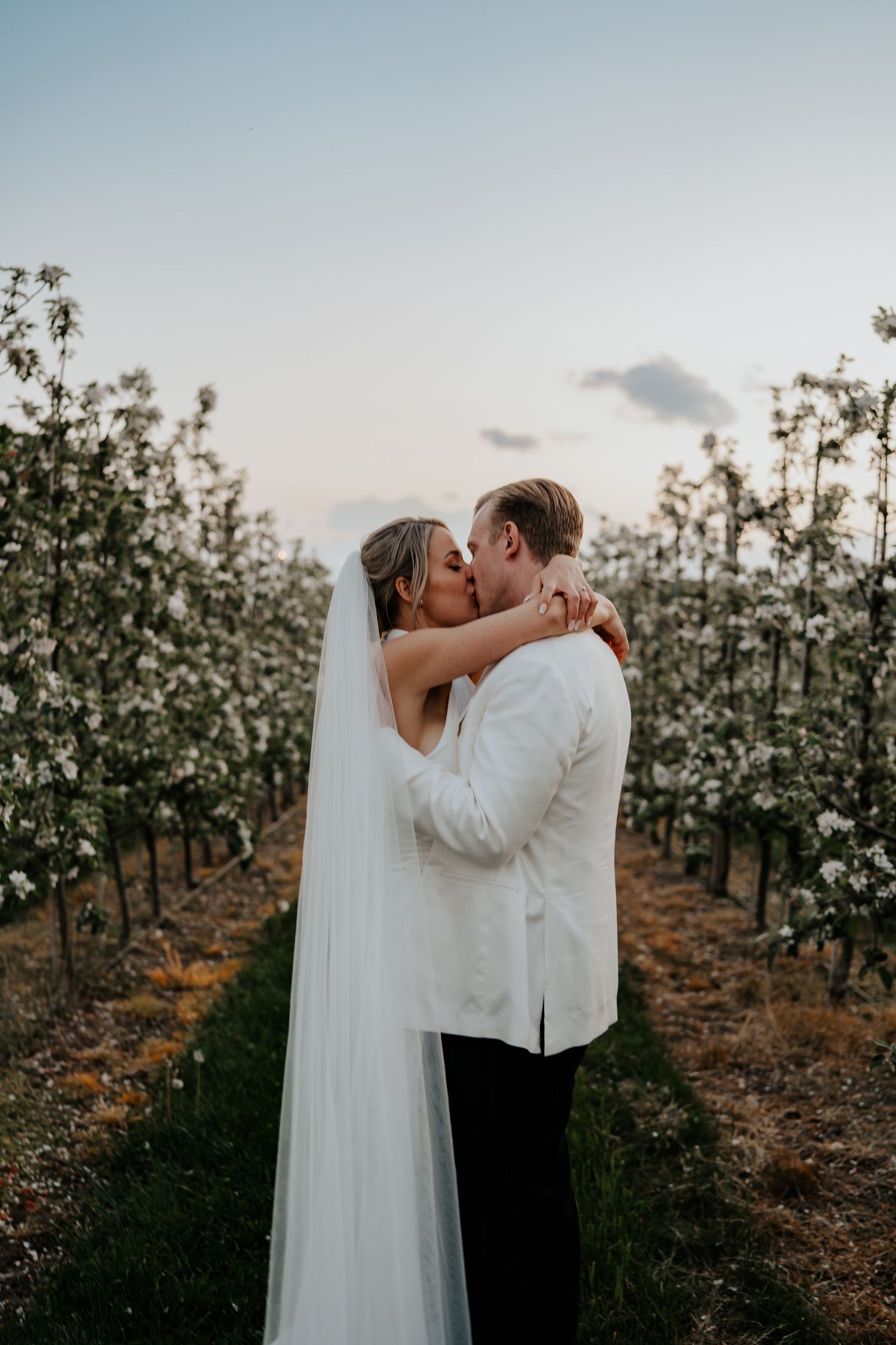 Bröllopsfotografering på Öland, brudslöja