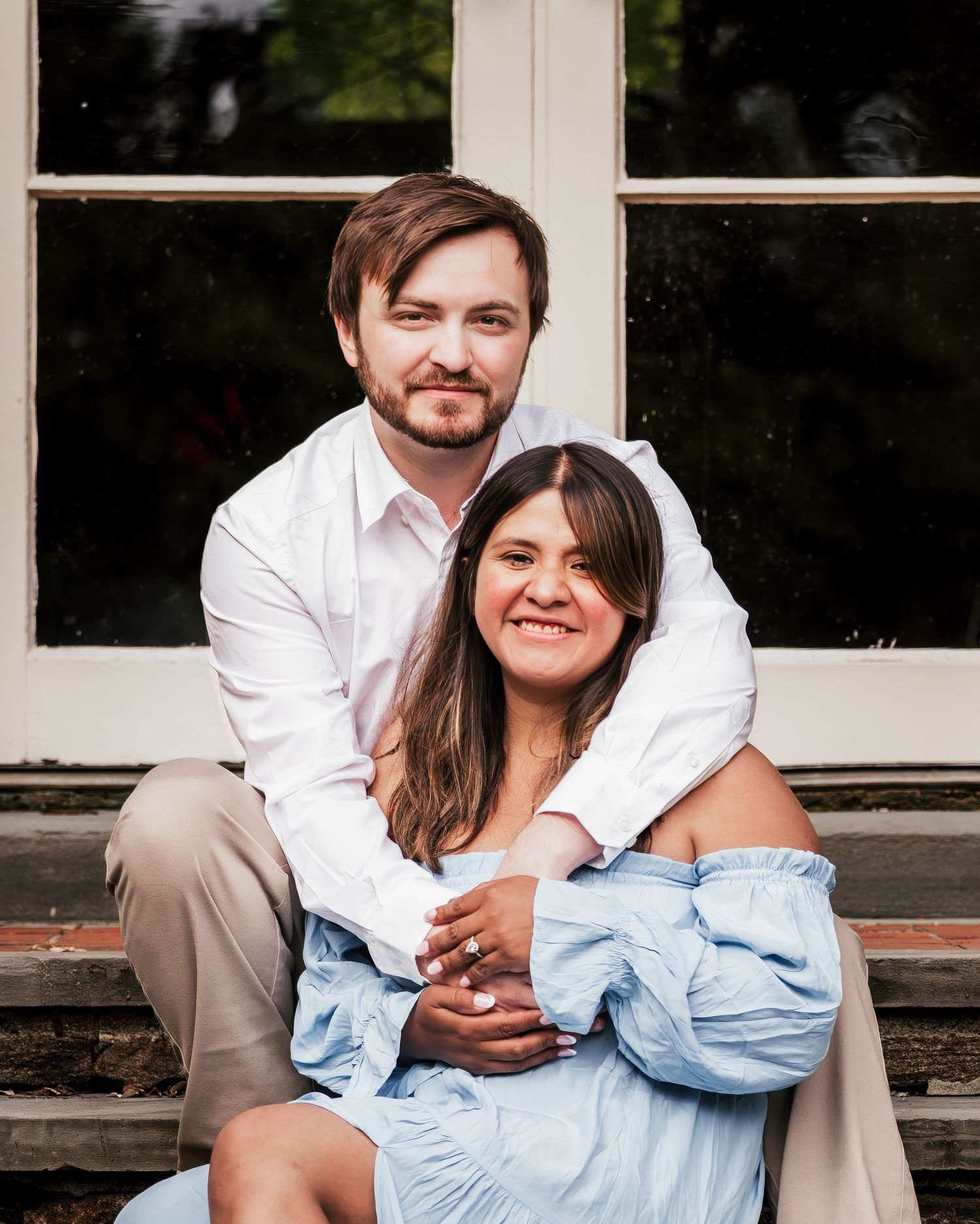 Engagement at Cross Estate Gardens in Bernardsville, NJ