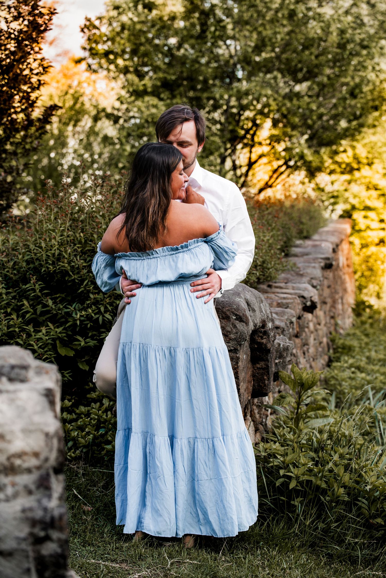Engagement at Cross Estate Gardens in Bernardsville, NJ