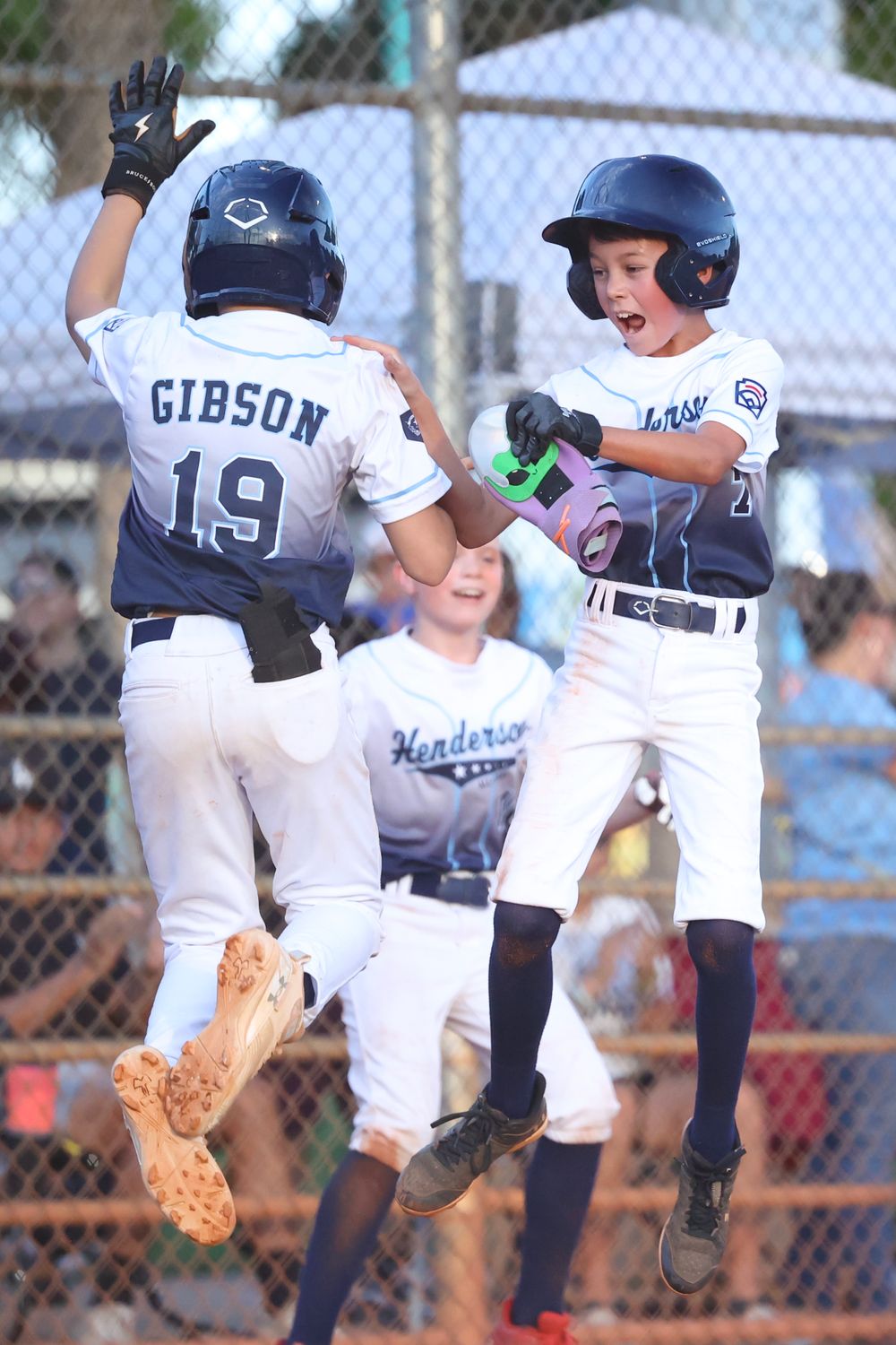 baseball winning run celebration