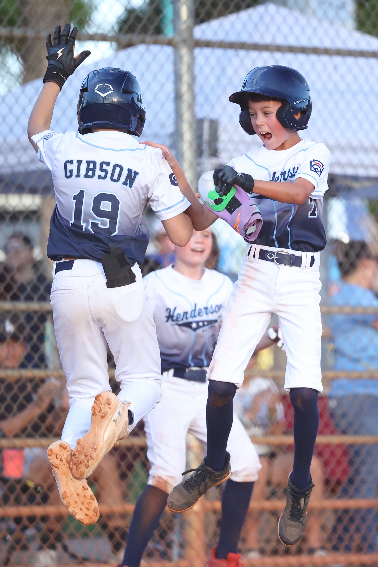 baseball winning run celebration