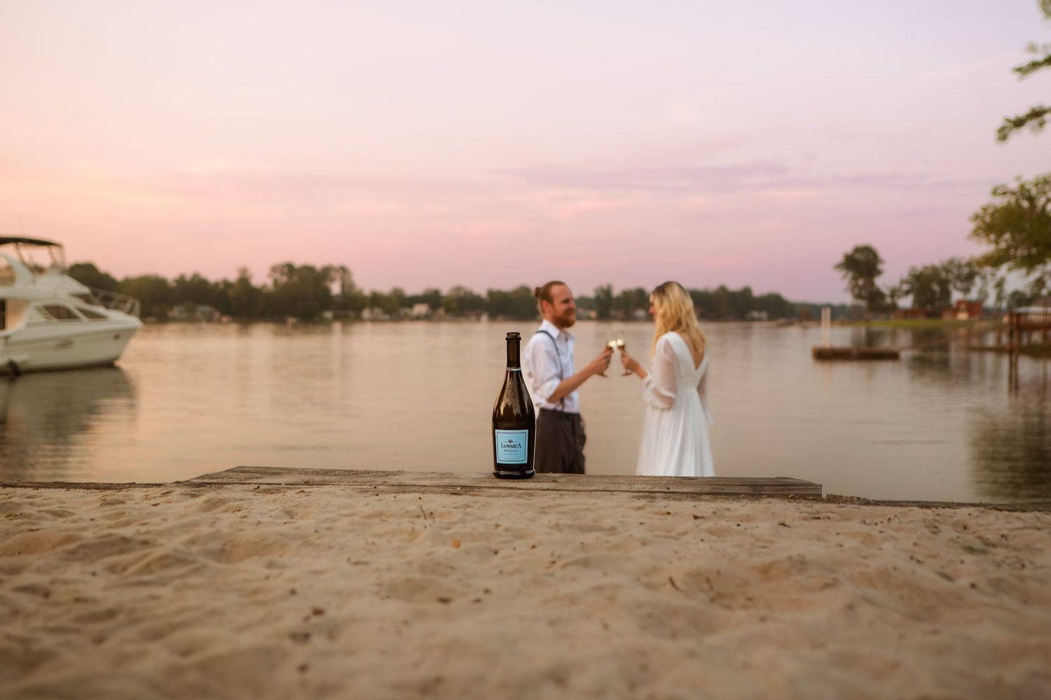 Wedding couple detail shots after ceremony on Lake Murray in Lexington, South Carolina
South Carolina Photographer
