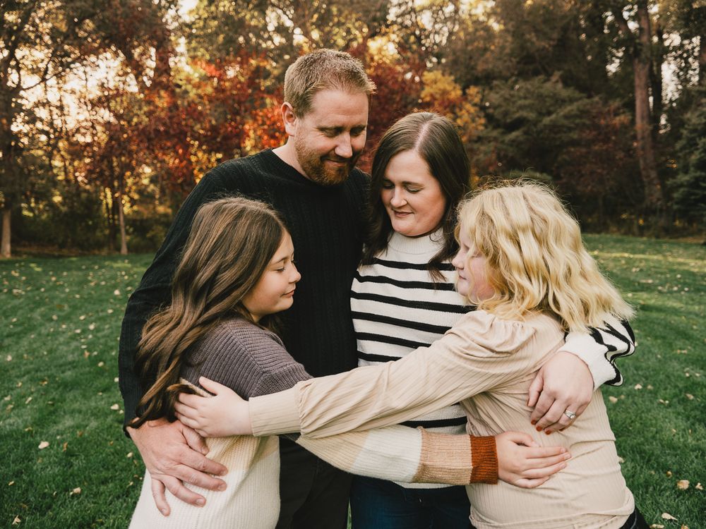 Woodland park pictures for fall family photos with Michelle Deppe Photography in Farmington, Utah.