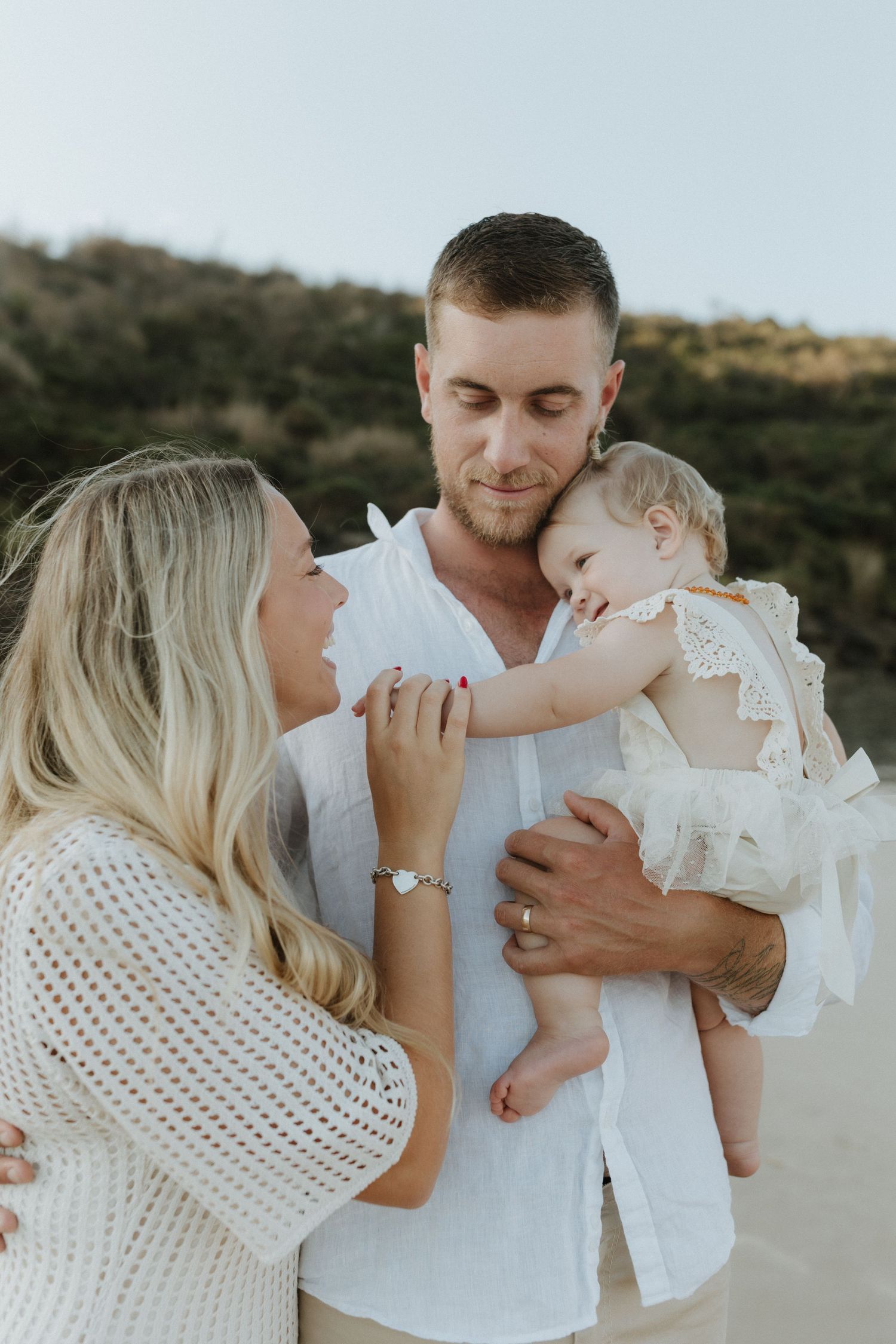 family photos at the beach in Lake Macquarie now