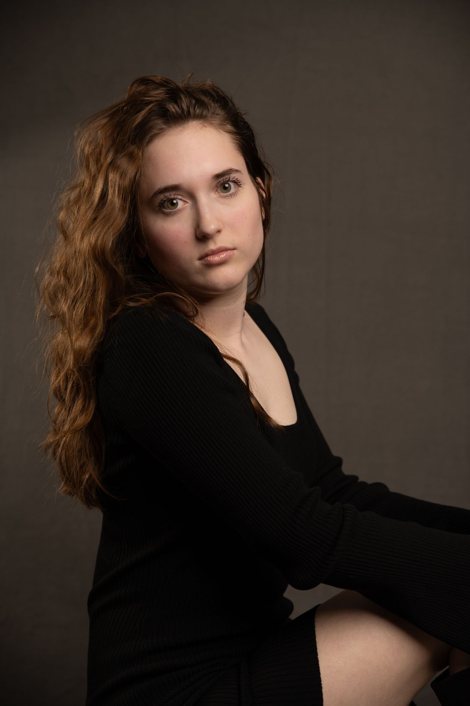 In studion senior session