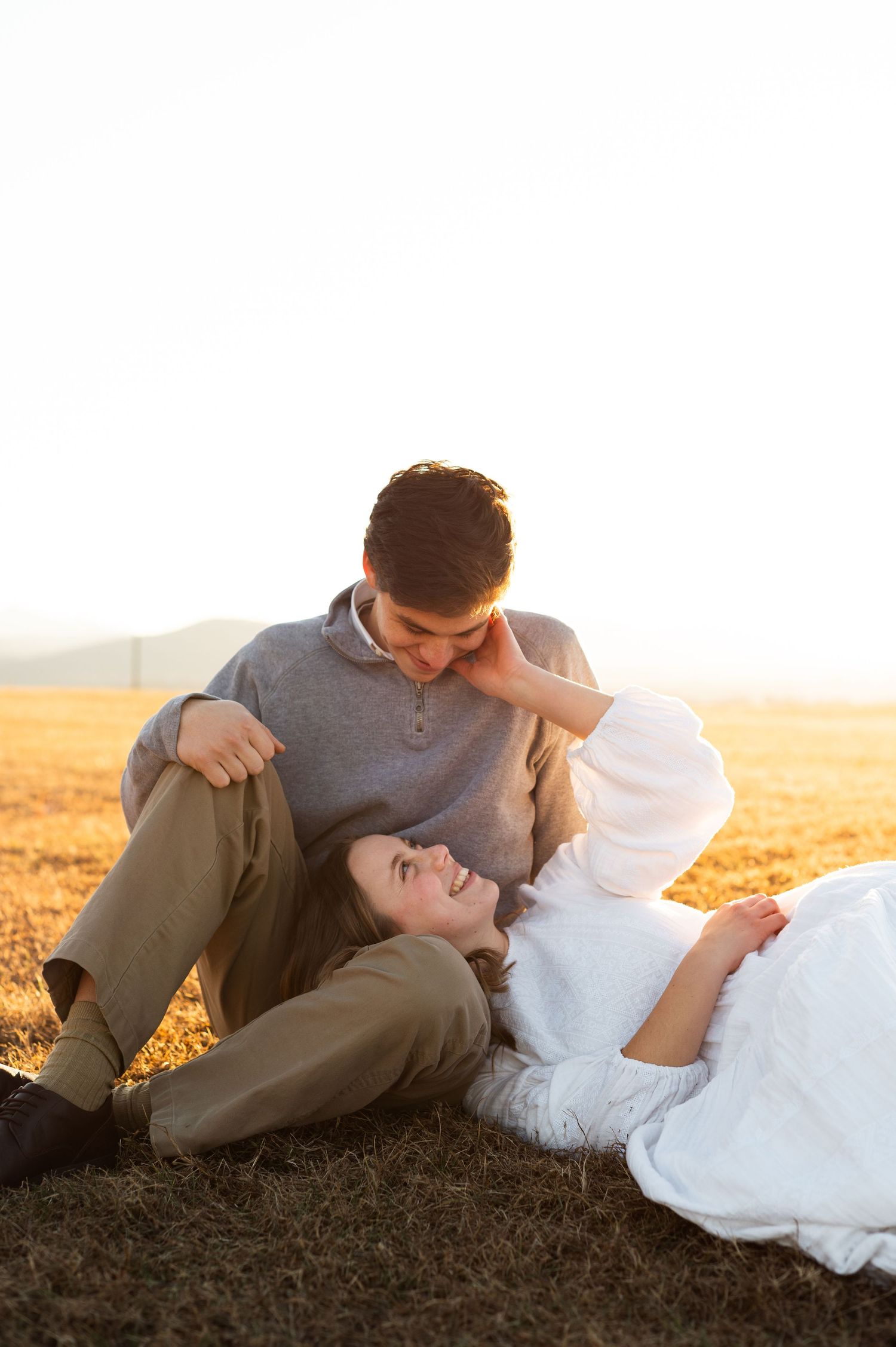 Editorial couple portrait