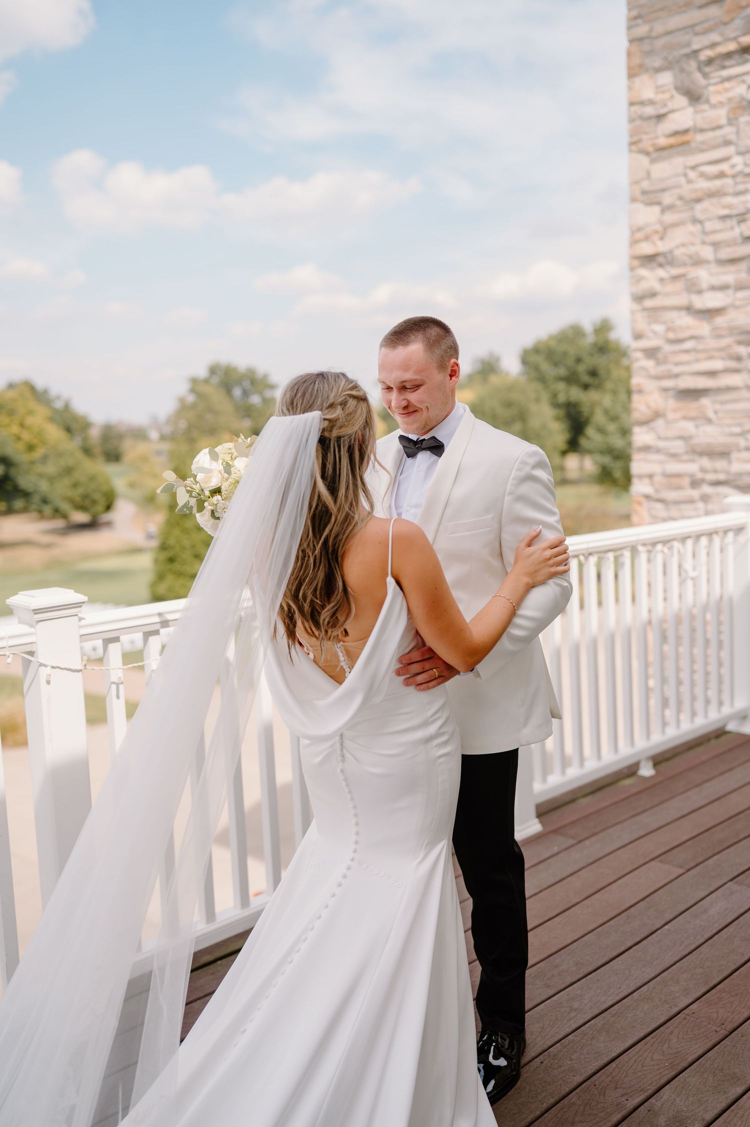 Summer wedding reception Cooper Creek Blue Ash