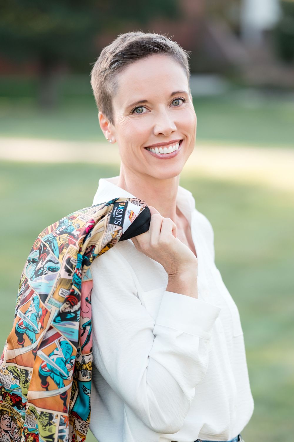 Timeless branding portrait of a business woman photographed outdoors in Brookings, SD.