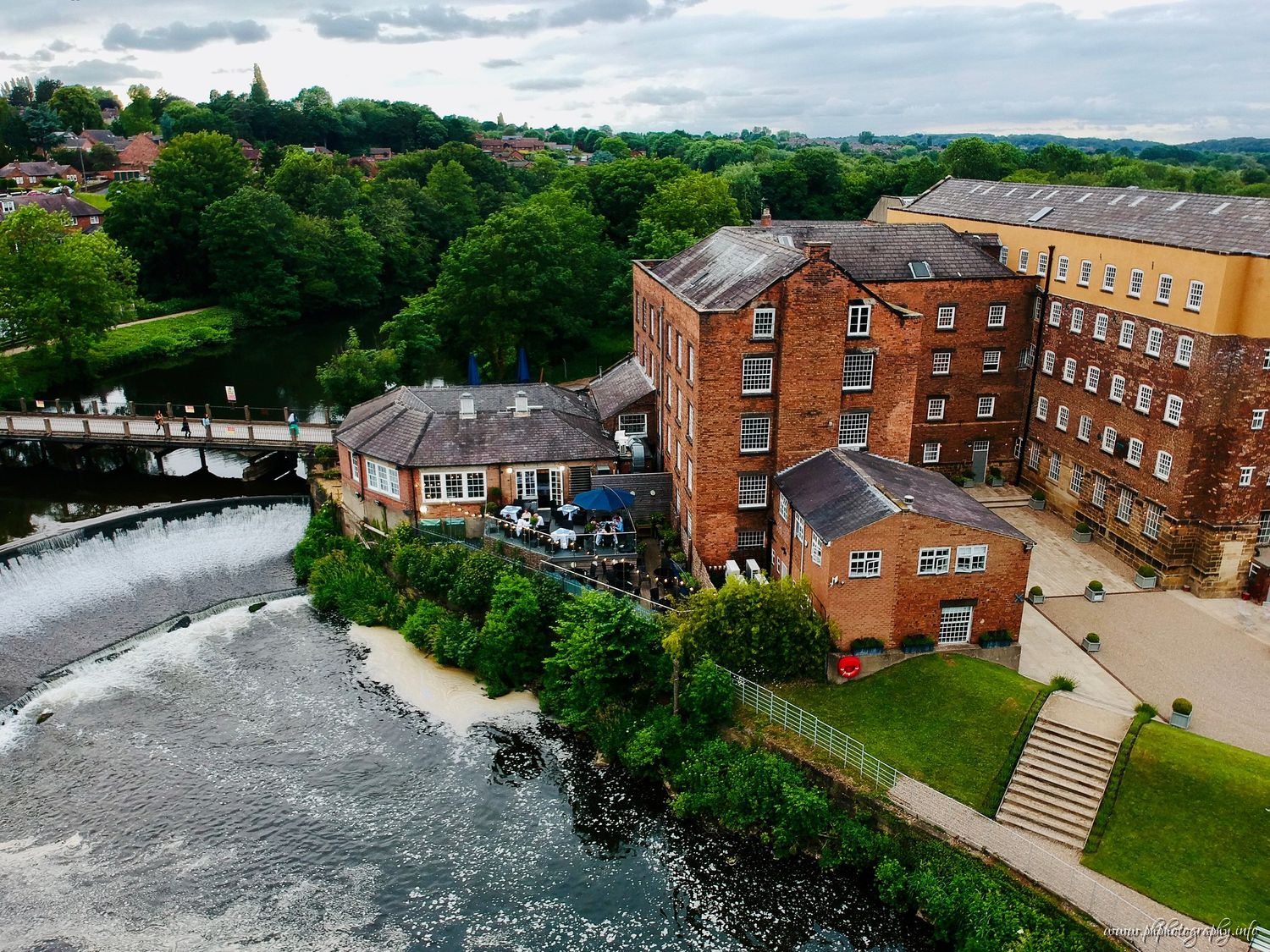 Derby Wedding Photography West Mill Drone