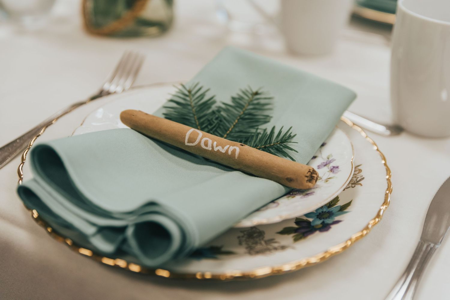 Details from a wedding lay flat photography session.