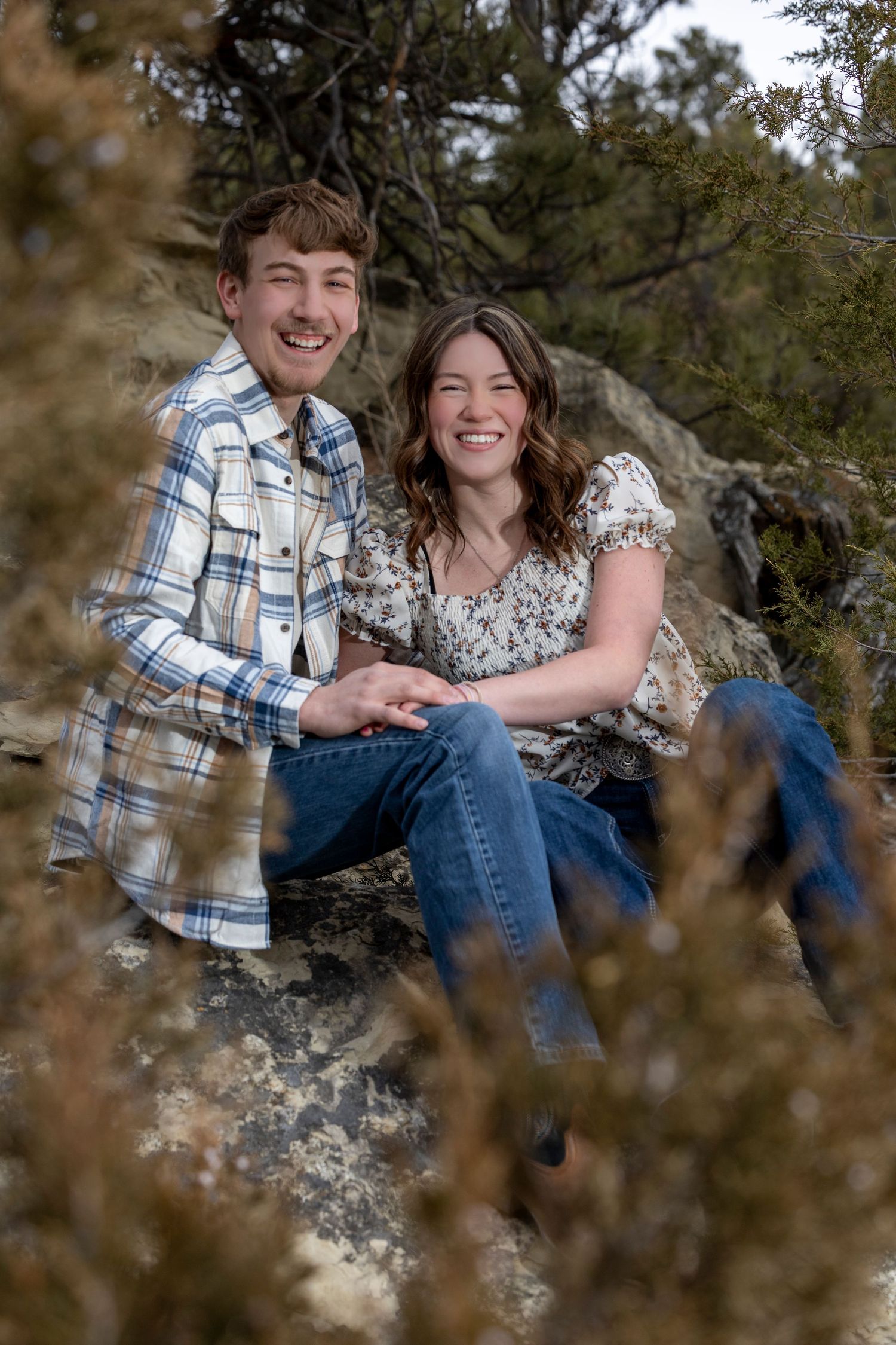 Robert and Stella share a tender moment, radiating love and connection in a beautifully captured couples portrait session.