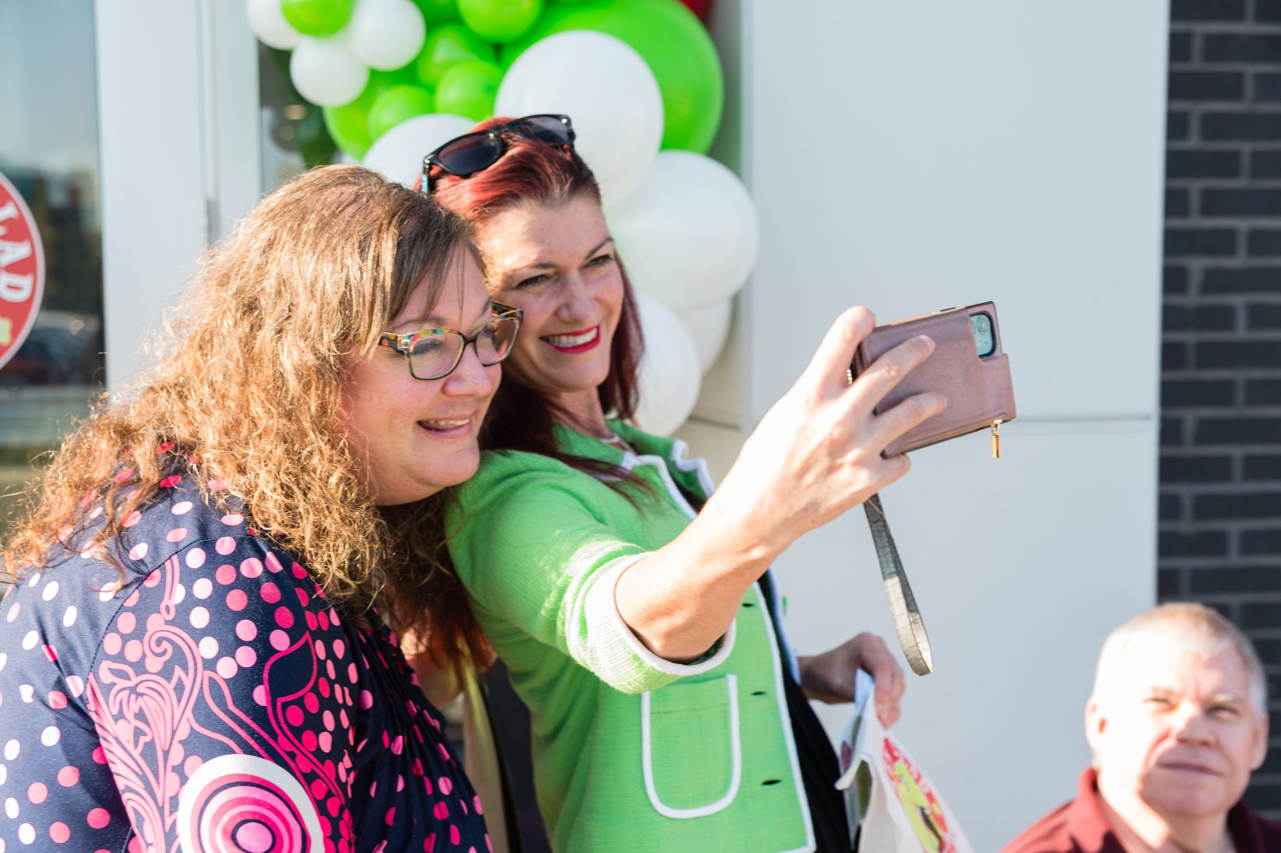 NYC event photographer capturing Chicken Salad Chick's restaurant opening.