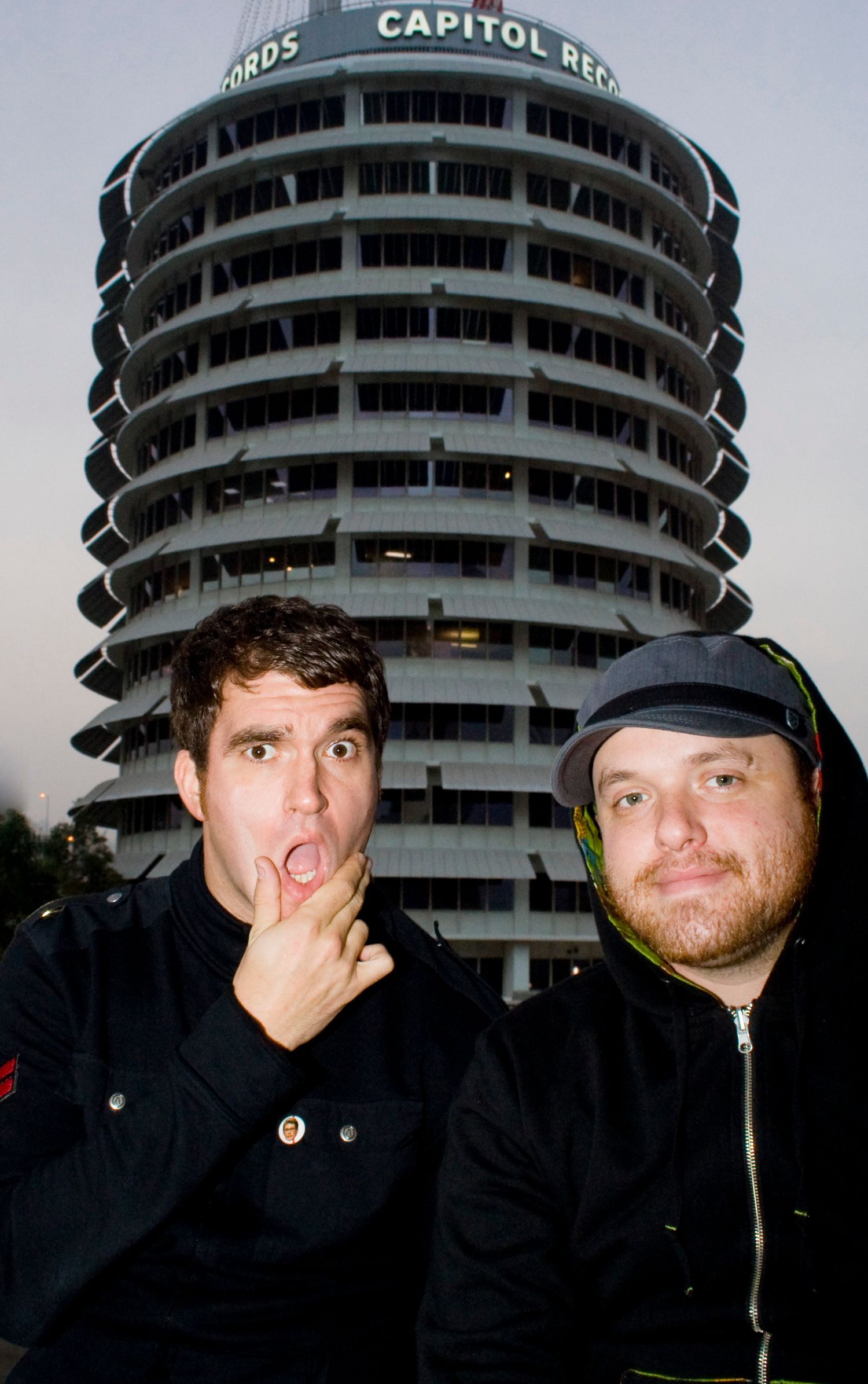 New Found Glory in front of the Capitol Building,  Los Angeles, CA