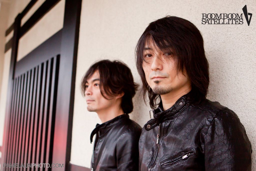 Bassist/programmer Masayuki Nakano and lead singer/guitarist Michiyuki Kawashima | Boom Boom Satellites Los Angeles CA
