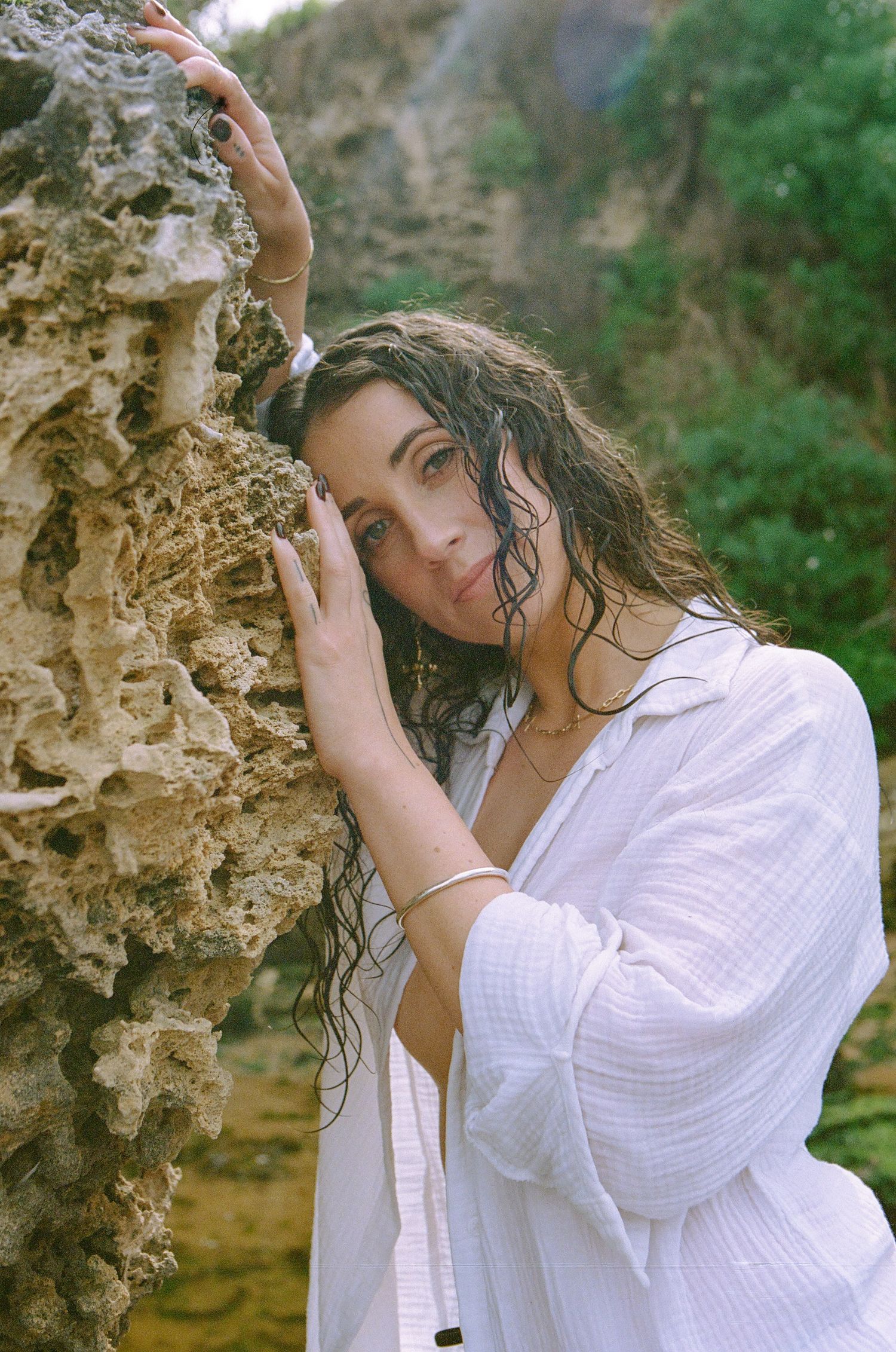 Intimate branding portrait of Gianna Martino, embodying safe, soft, and transformative energy.