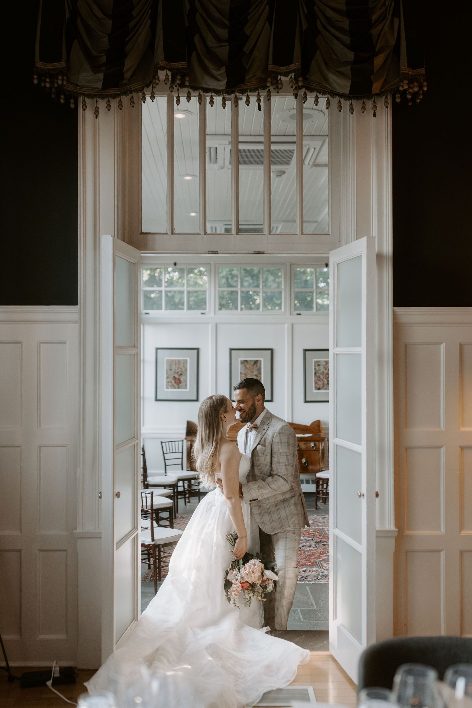 An intimate wedding - candidly photographed by Cassie Cetlin - at Langdon Hall.