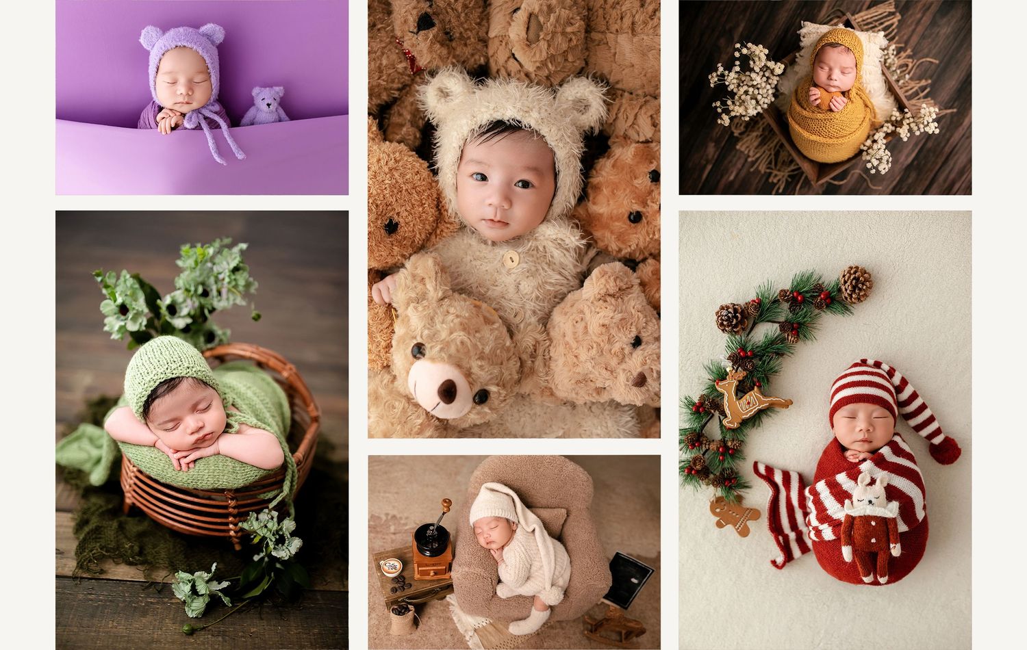 Adelaide newborn photographer Lin Photography - natural baby portrait with lightly vintage style