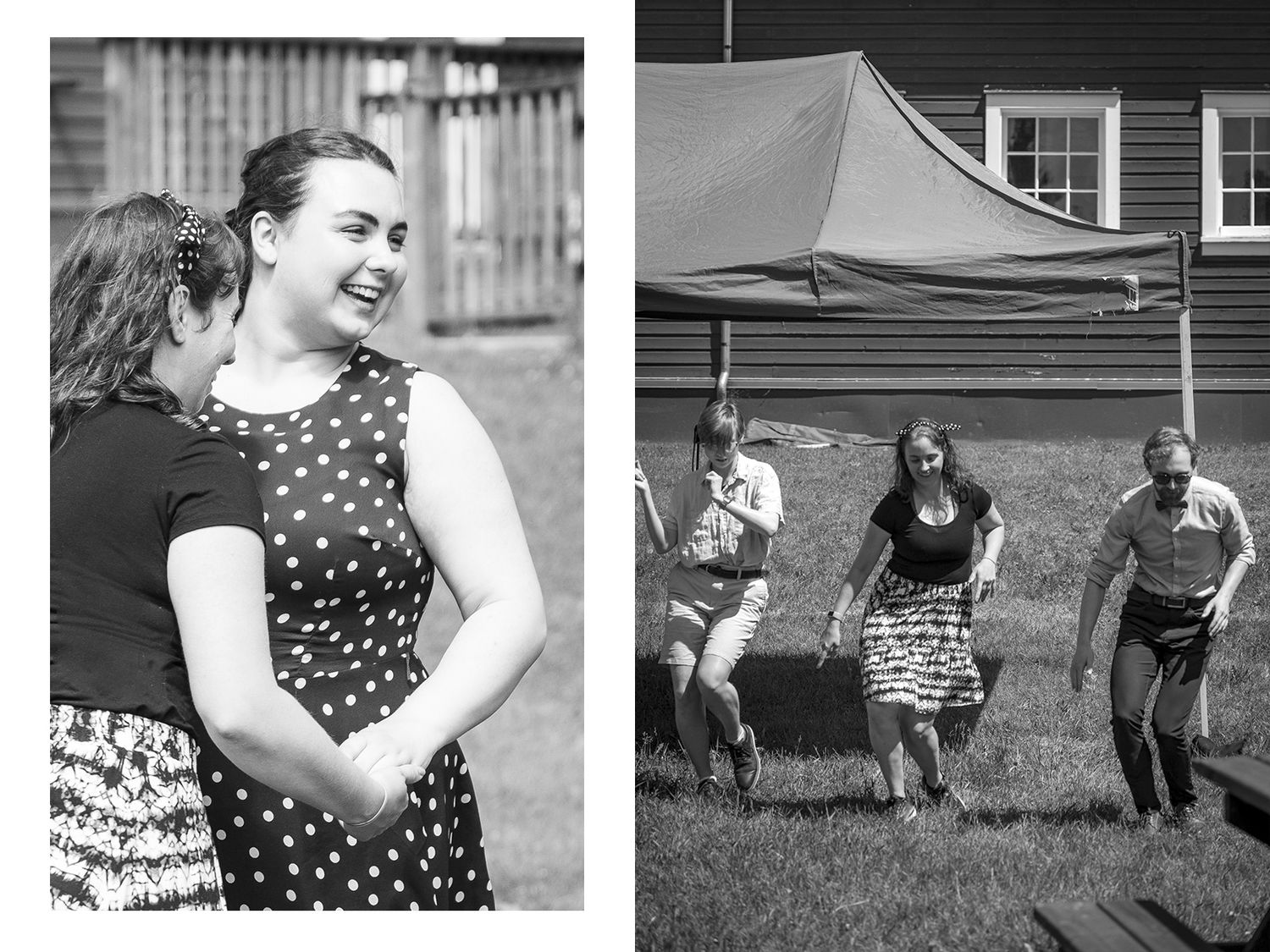 Edmonton Swing Dance performance reportage, retro style