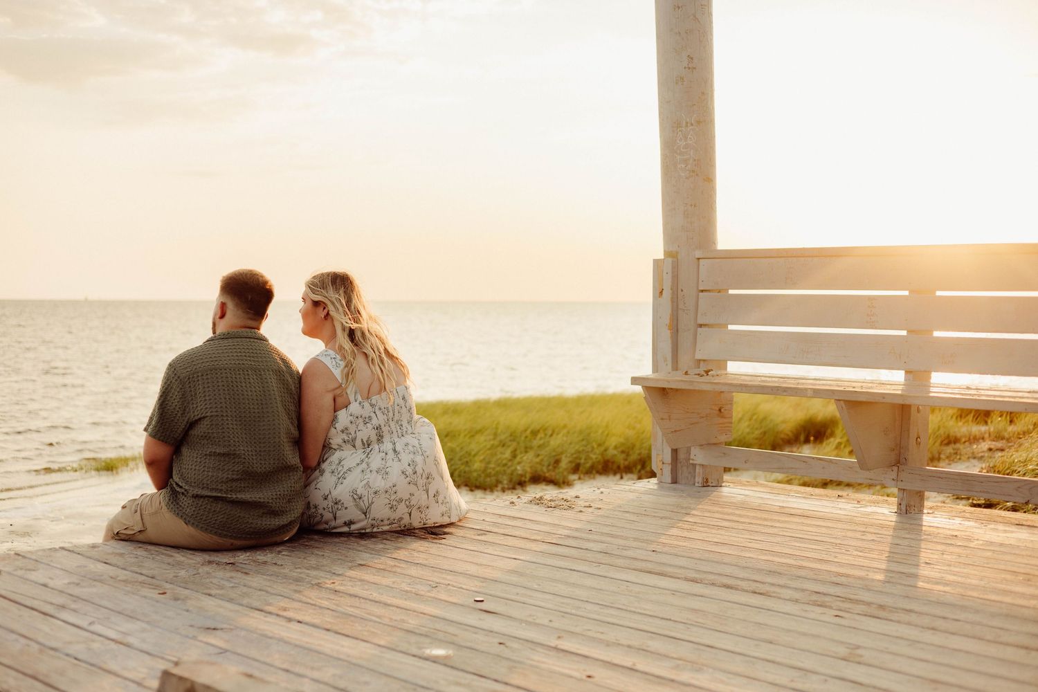 This beautiful, warm and breezy photo was taken at Keaton Beach, FL with a gorgeous sunset!