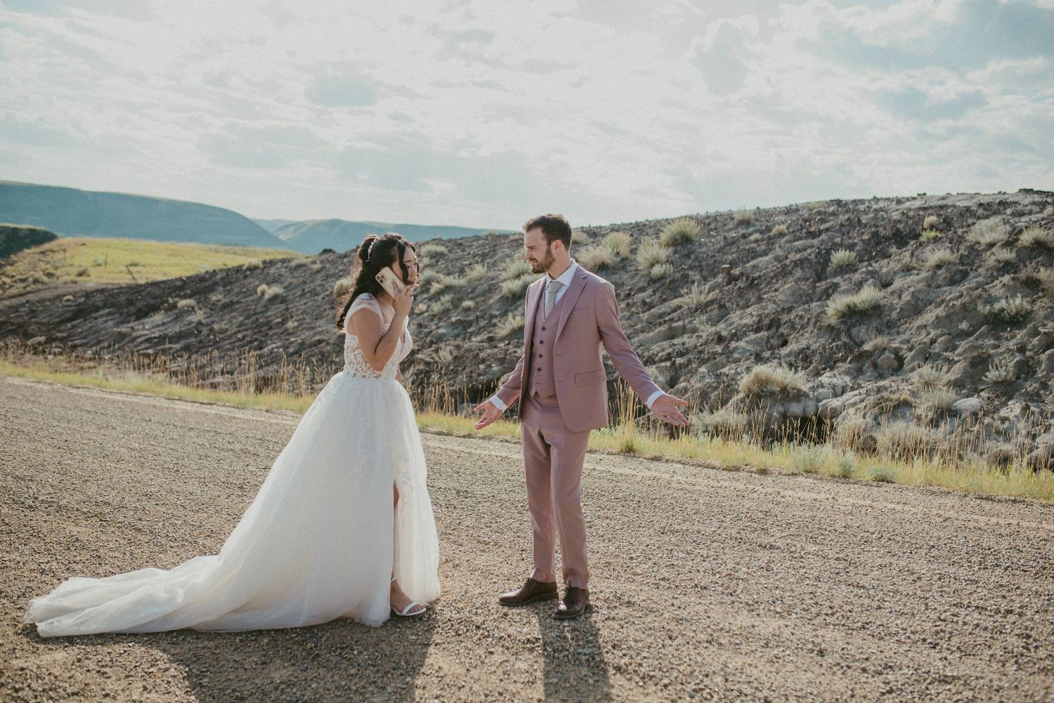 The Little Church Wedding at Drumheller Alberta