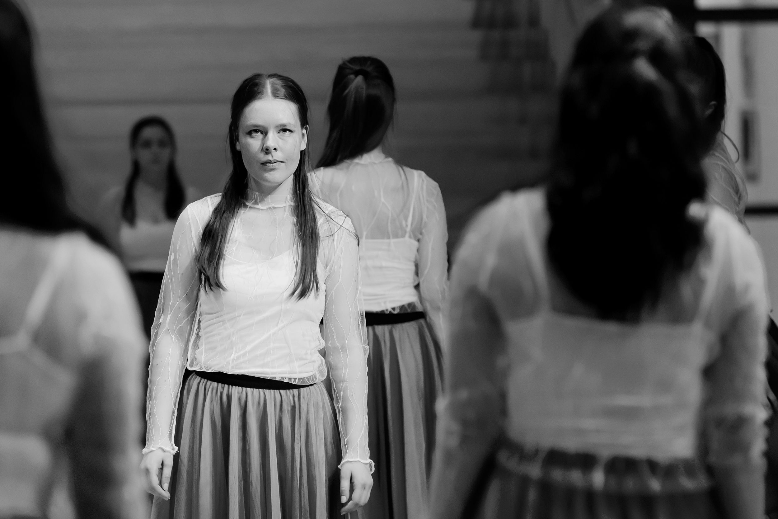 Dansföreställningen Sammankonst på Värmlands Museum. En kreativ stafett med studenter inom dans o musikproduktion på  Karlstads Universitet