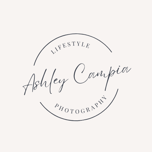 Minimalist lifestyle photography logo design in elegant script font.