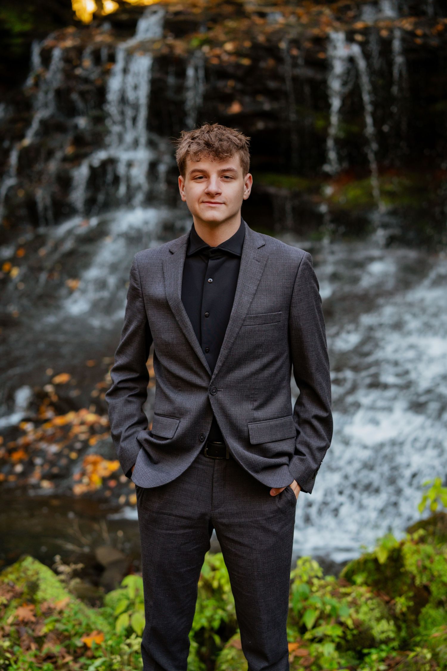 Senior waterfall photos