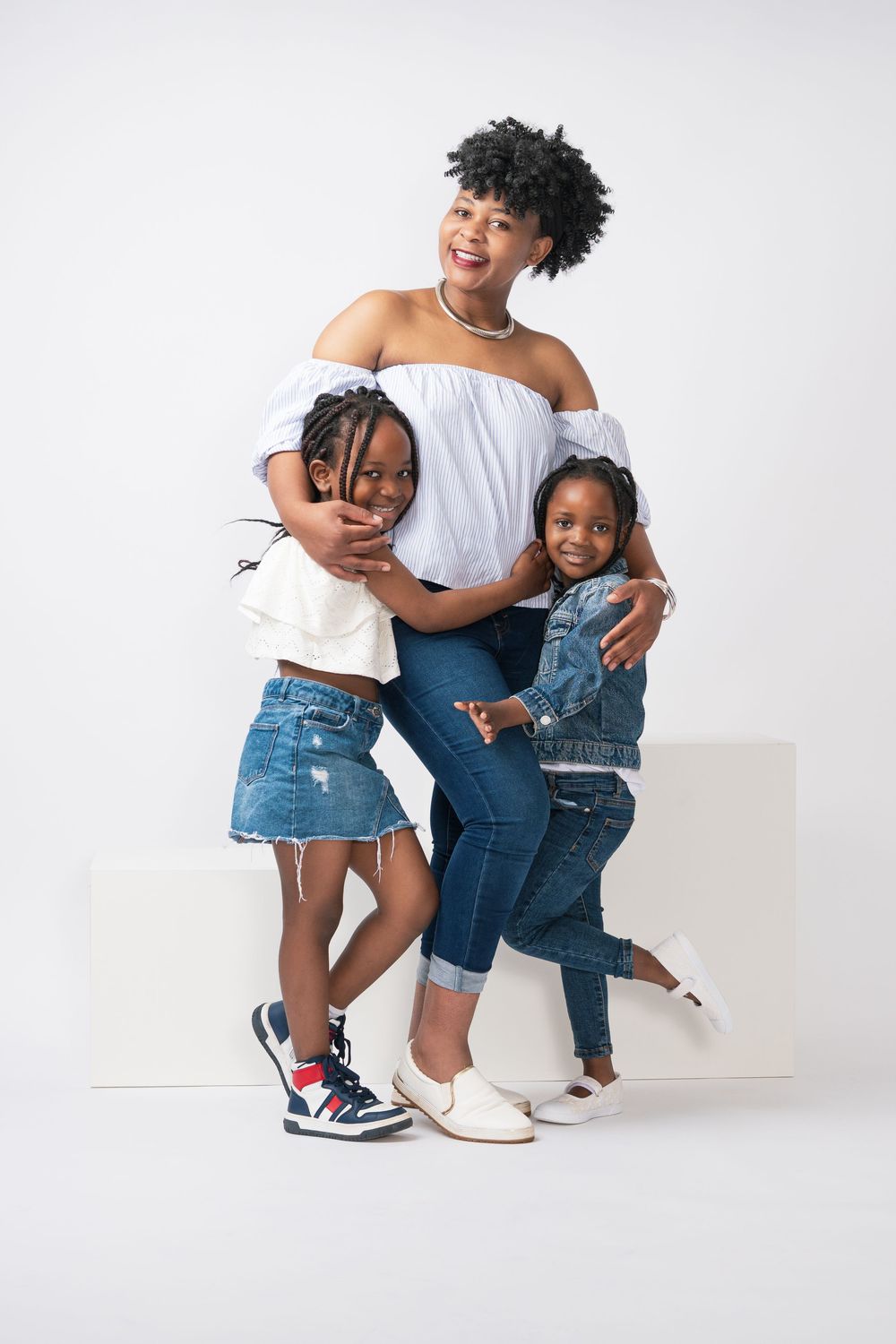 A mother and children portrait session filled with connection and emotion.