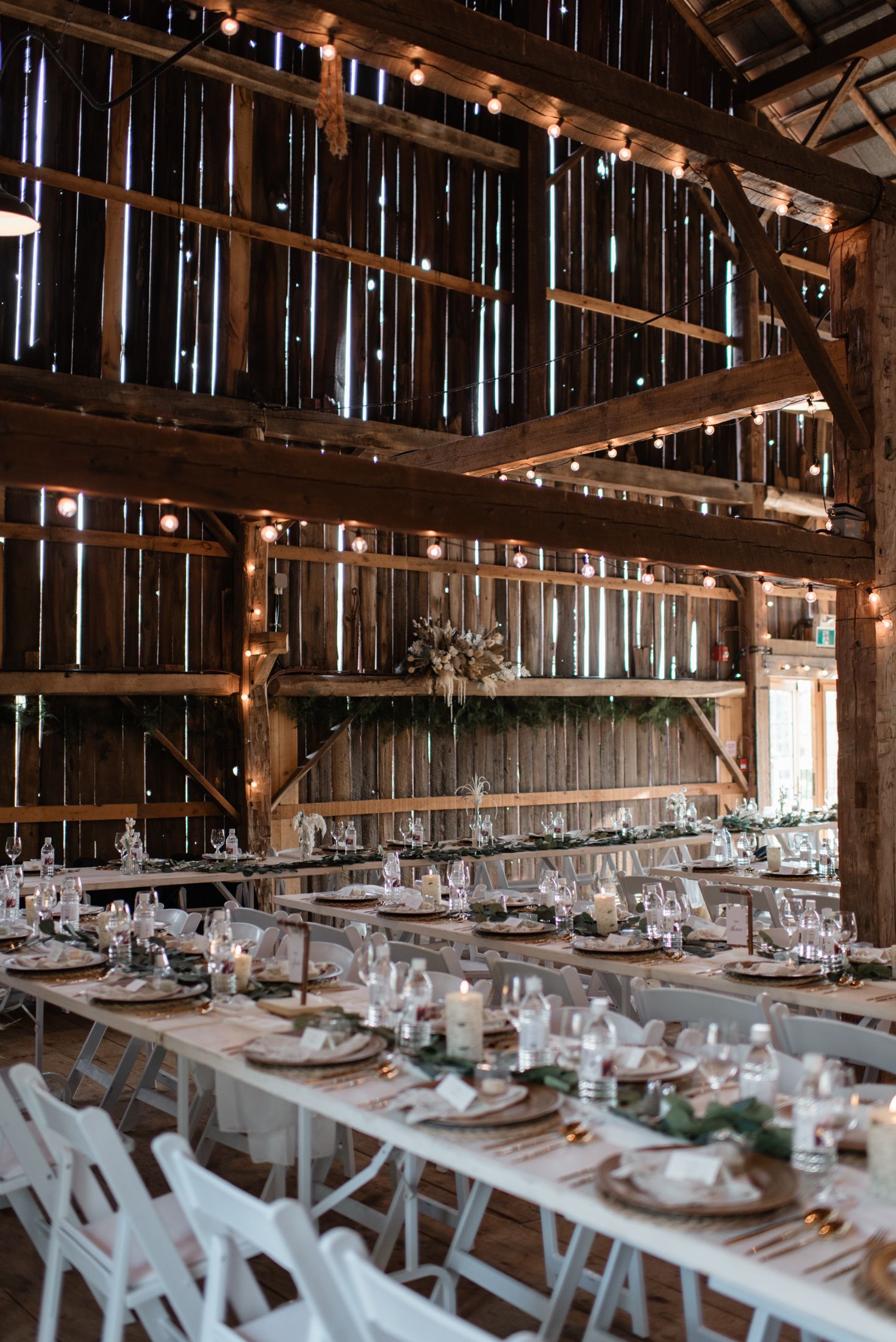 Ontario barn wedding floor plan showing flexible layout designed to adapt to different guest flow patterns.