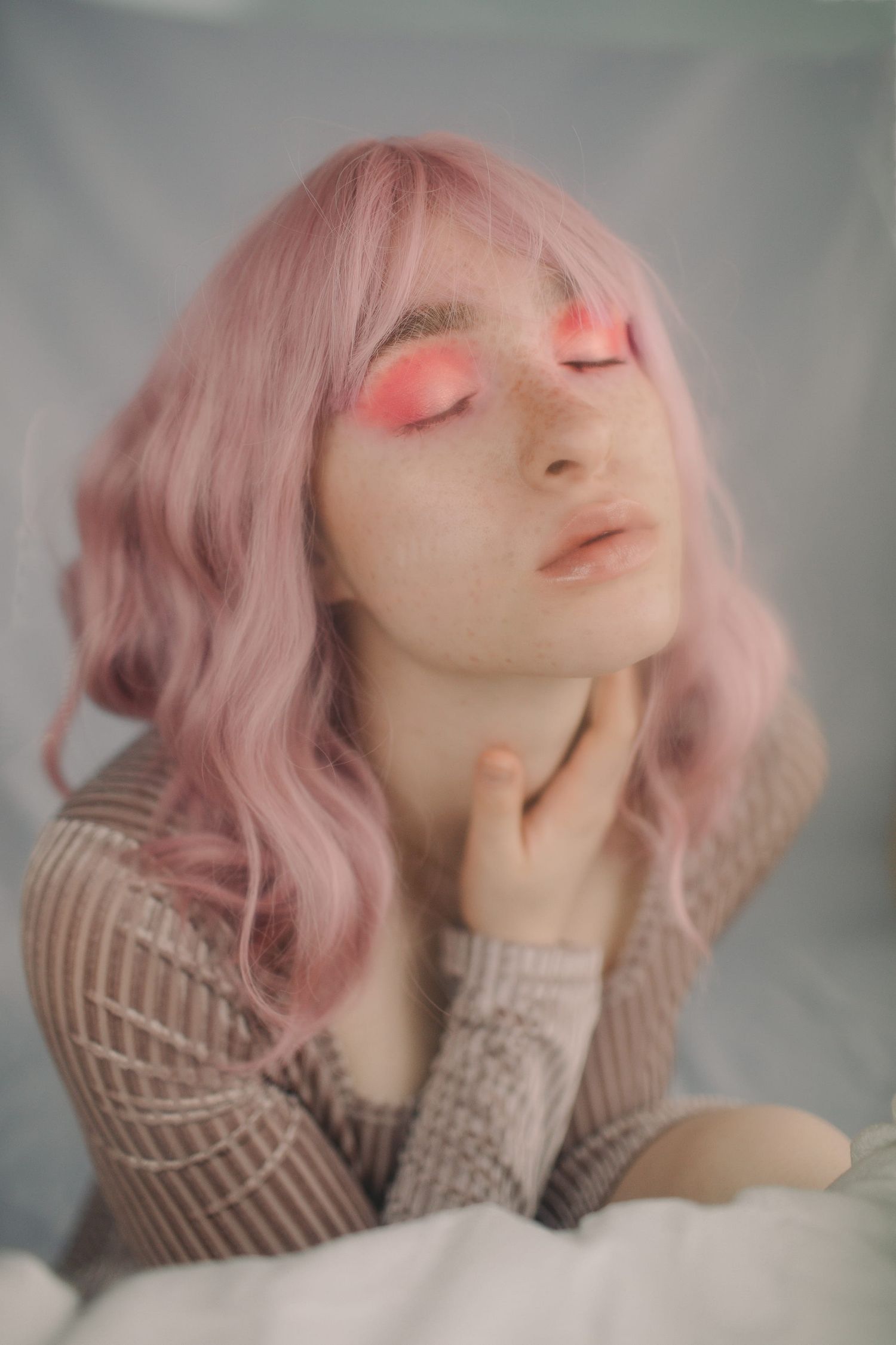 IL Photography Portraitfotografie Anastasia pink wig