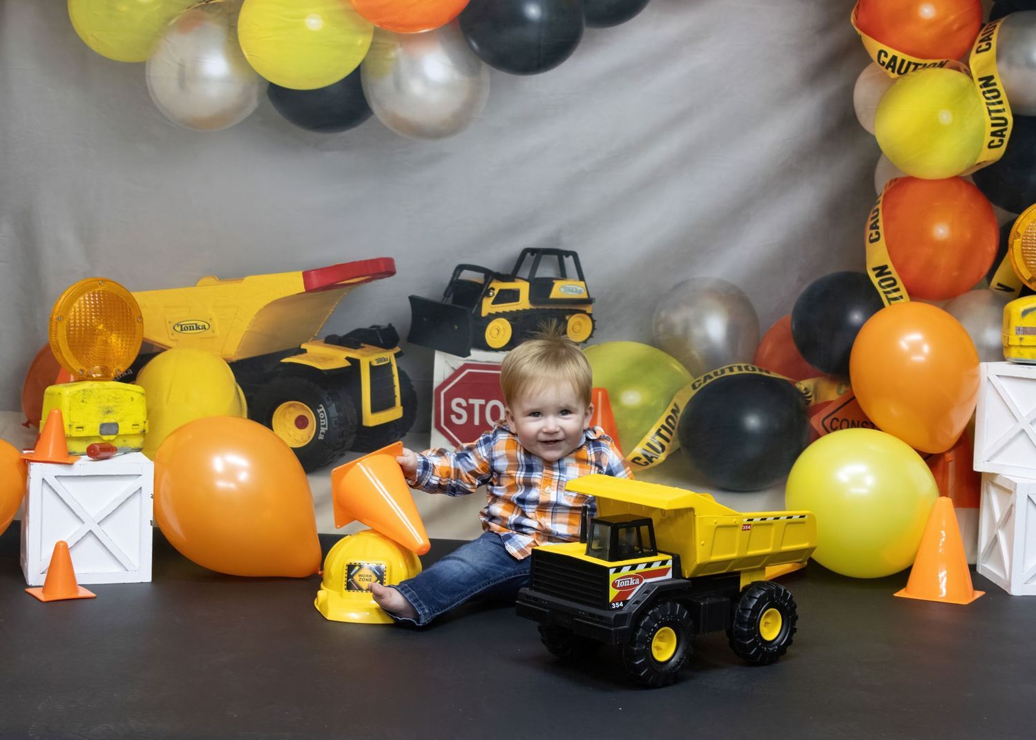 Construction Cake Smash