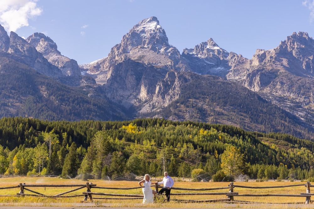 elopement in grand Teton at glacier point