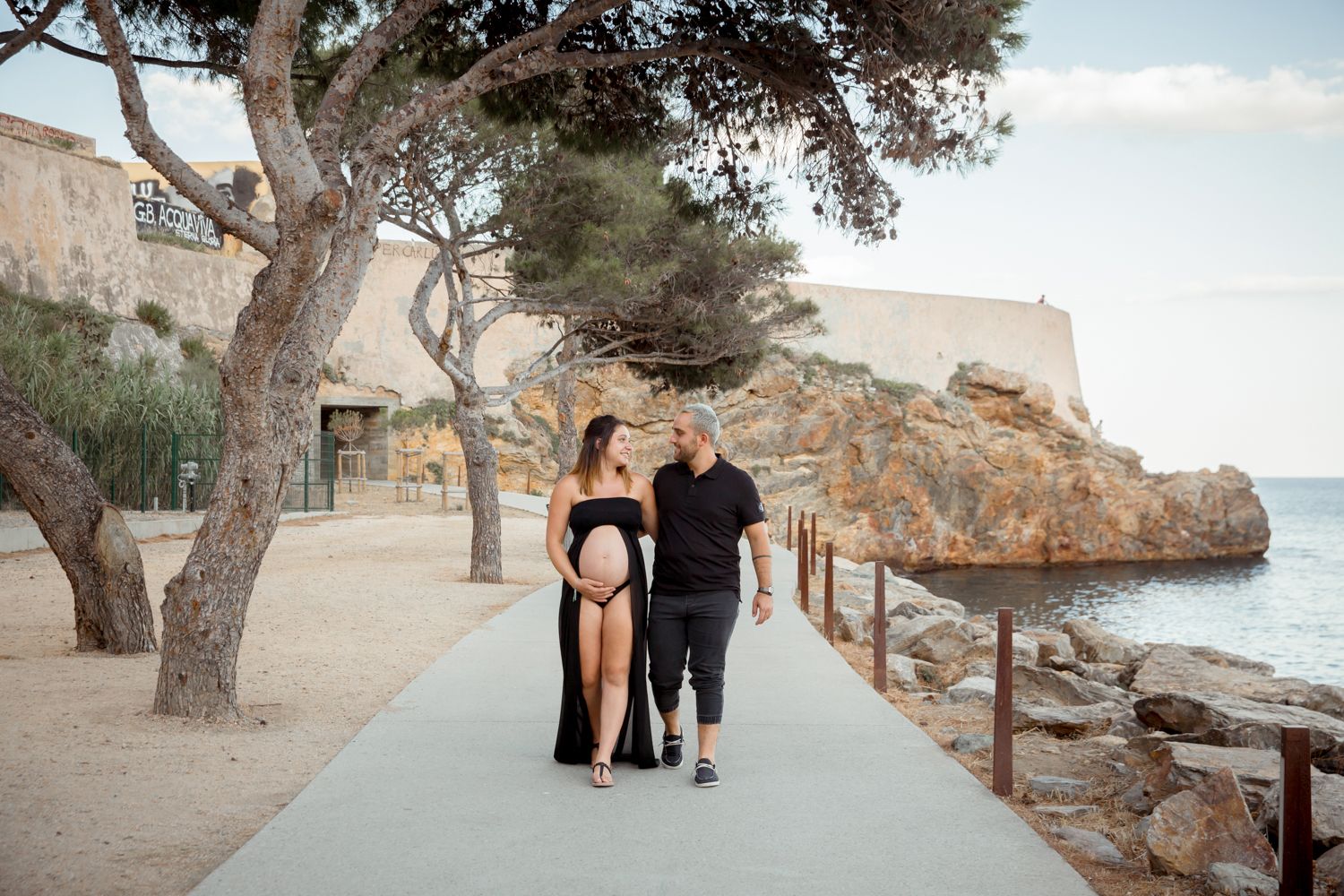 séance photo extérieur grossesse couple photographe Corse Venzolasca Bastia Borgo Folelli Moriani Cap Ile Rousse Saint Florent Aleria