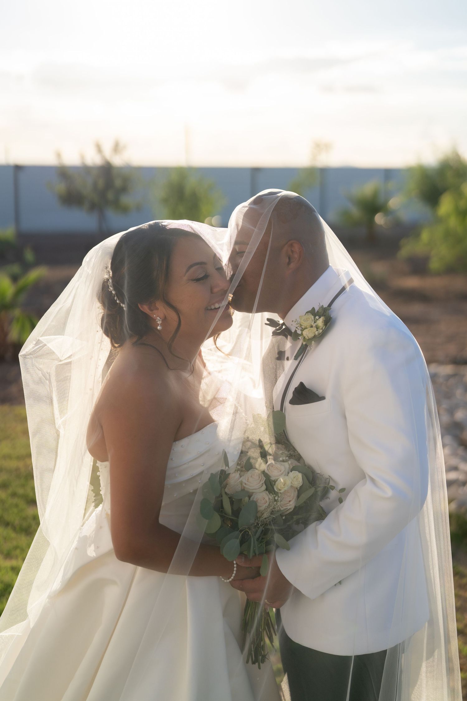Wedding photographer at Hacienda Sol Y Luna in El Paso, TX
