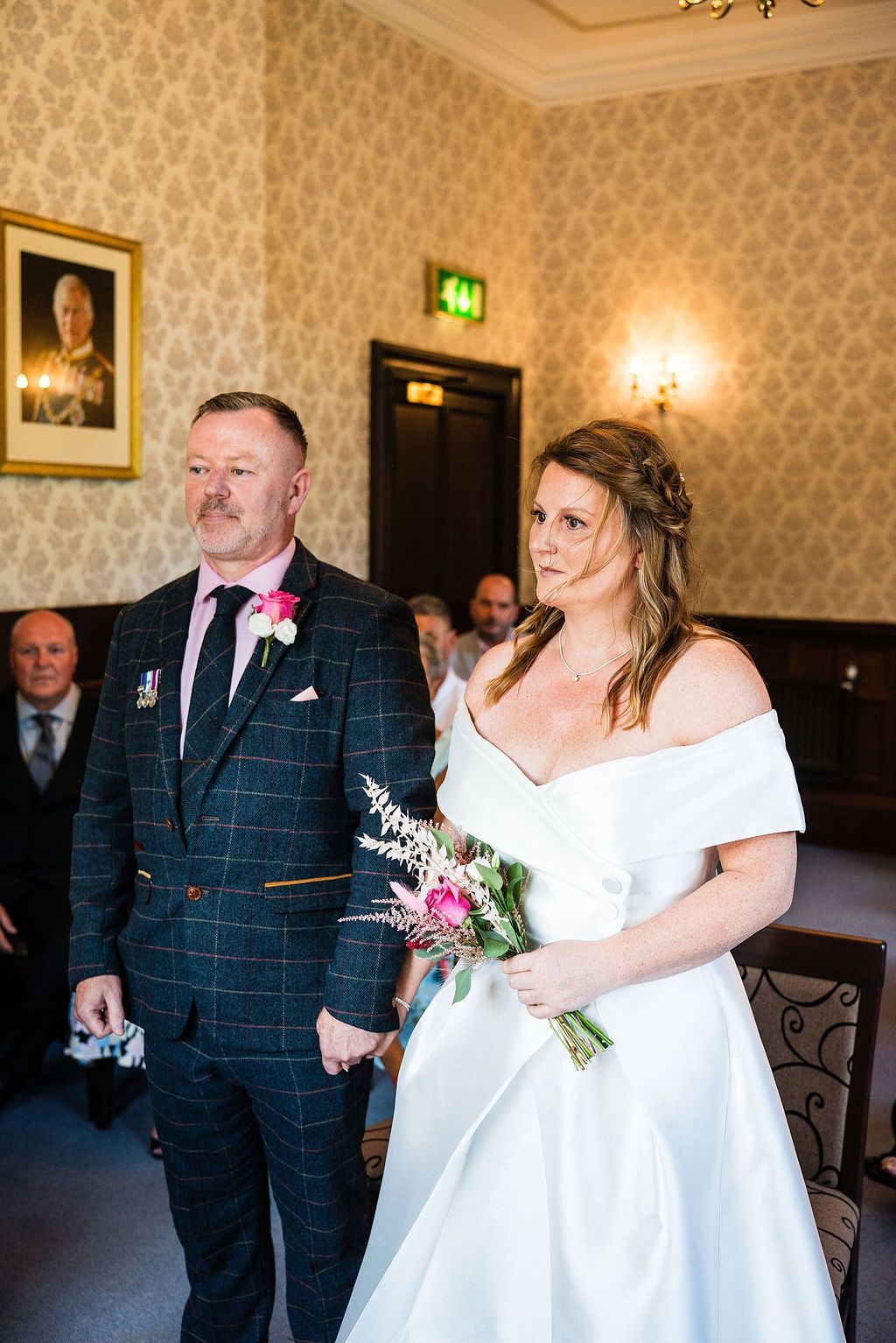 Natural and relaxed budget-friendly wedding photography at Dudley Register Office, captured by documentary-style wedding photographer