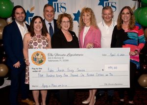 Ruth & Norman Rales JFS Check Presentation by Florida State Legislators  Jeffrey Tholl photography