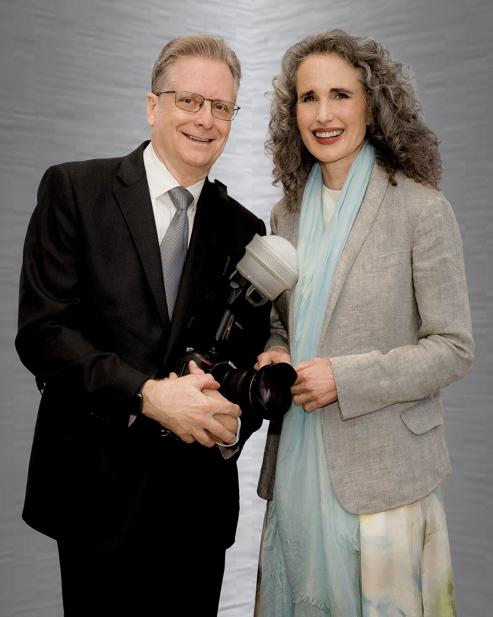 Jeffrey Tholl & Andie MacDowell Jeffrey Tholl photography