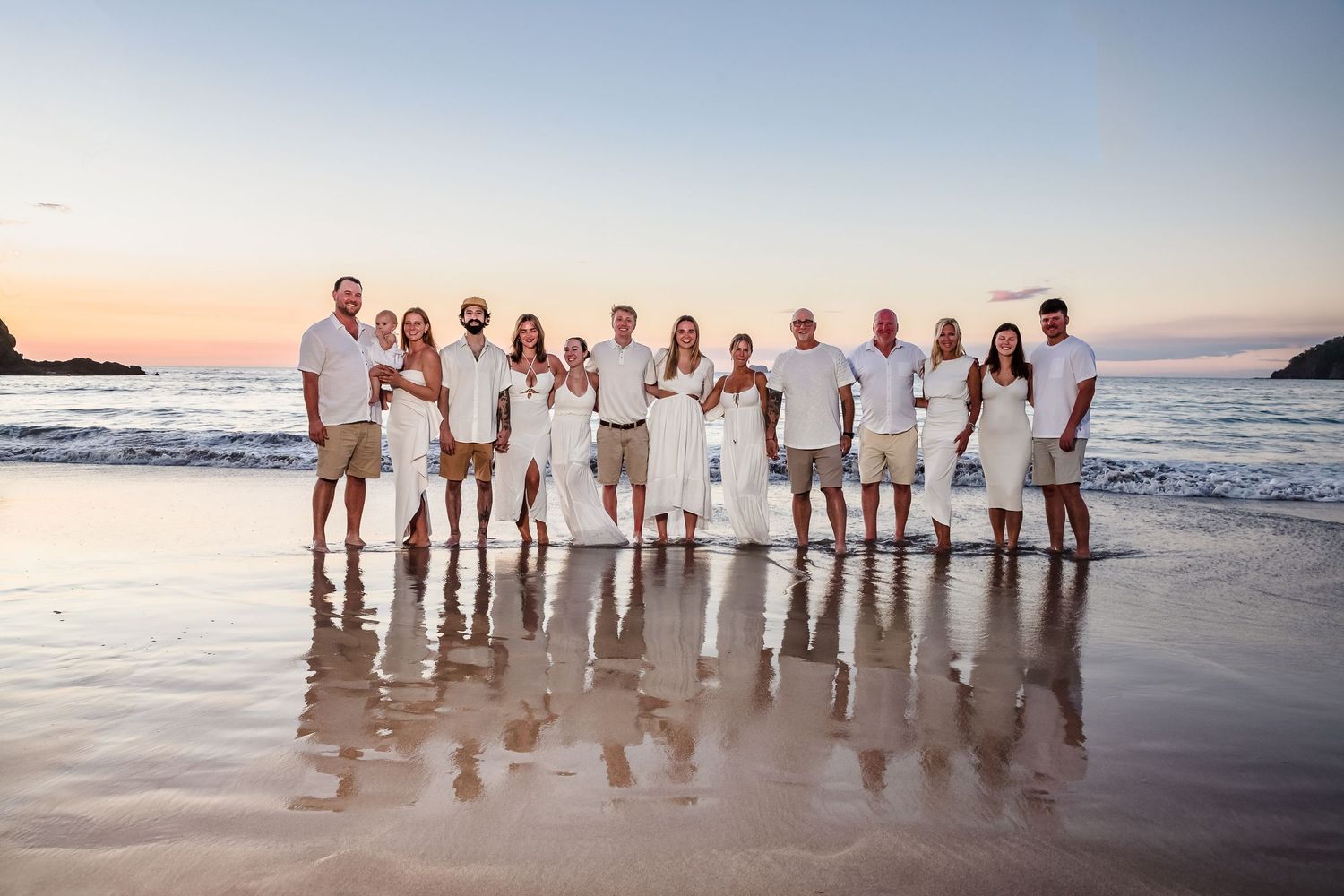 flamingo beach family reunion photographer