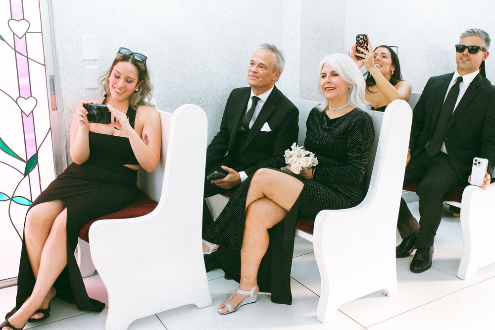 Little White wedding chapel elopement