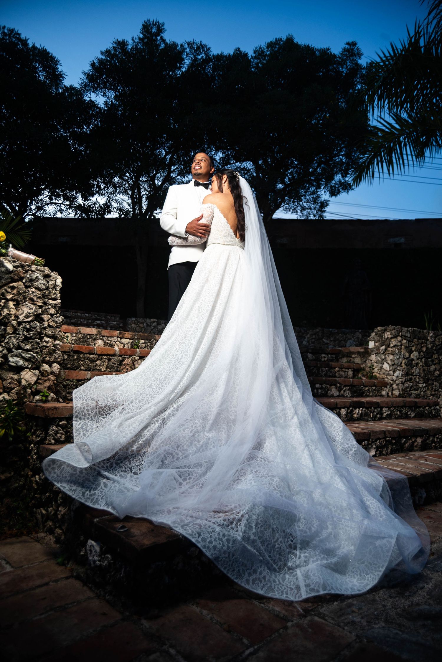 Fotografía de boda de noche, republica dominicana