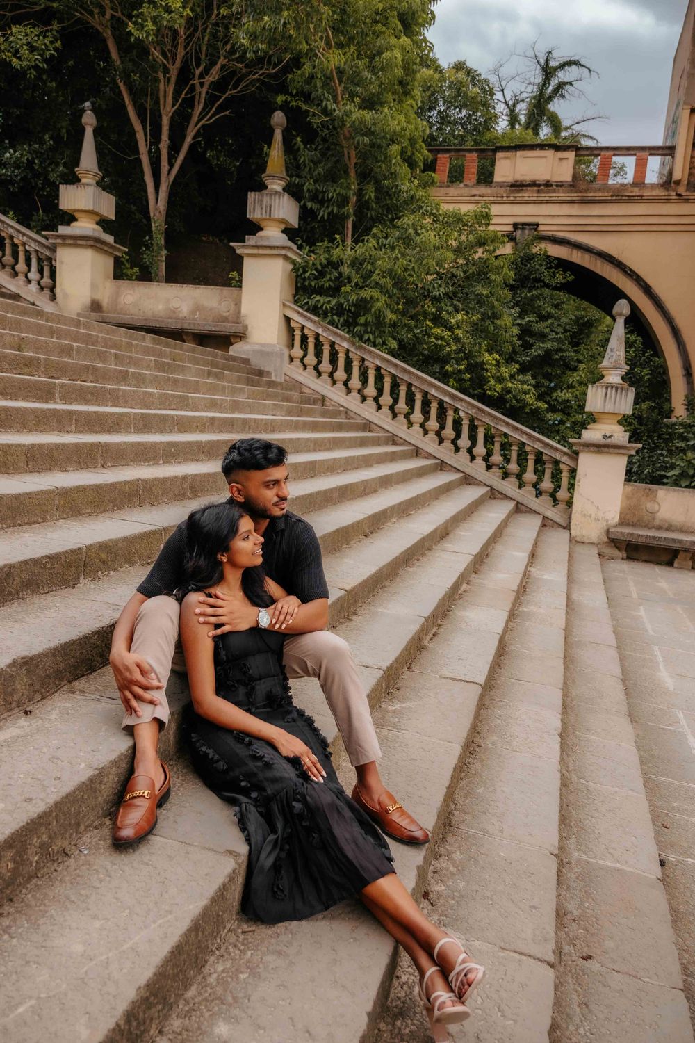 Montjuïc gardens couple session