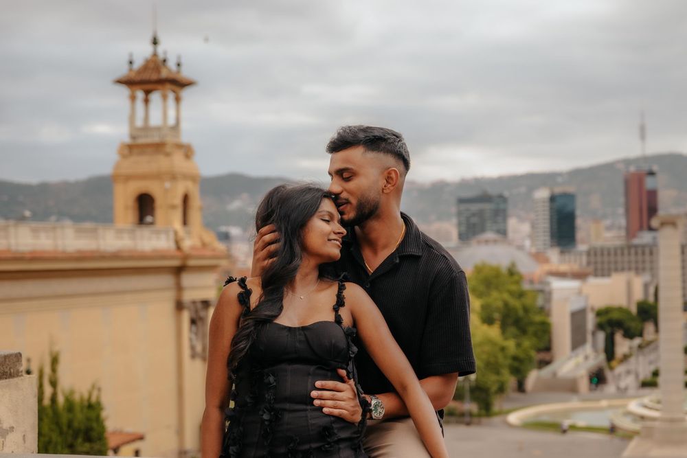 Barcelona couples photographer Montjuïc