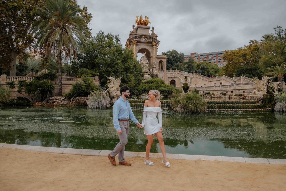Lovely and intimate portrait of future bride and groom.