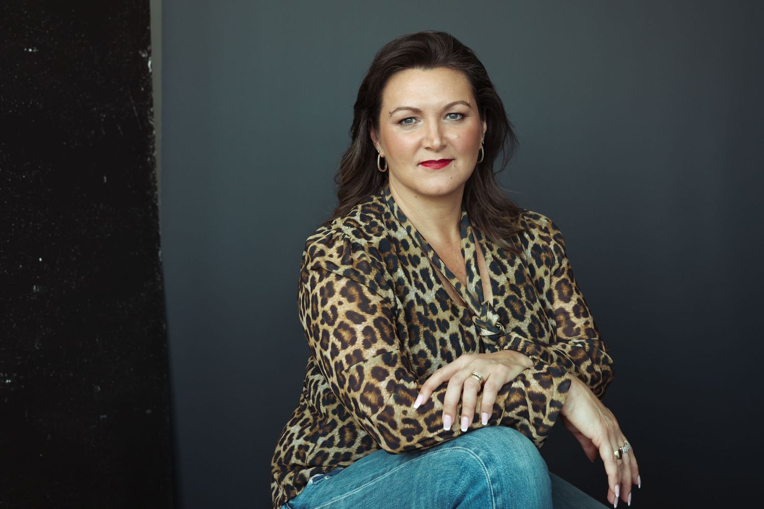 Auckland business woman and referee Patrece Kesha, in Amanda Billing's Grey Lynn studio, December 2025.
