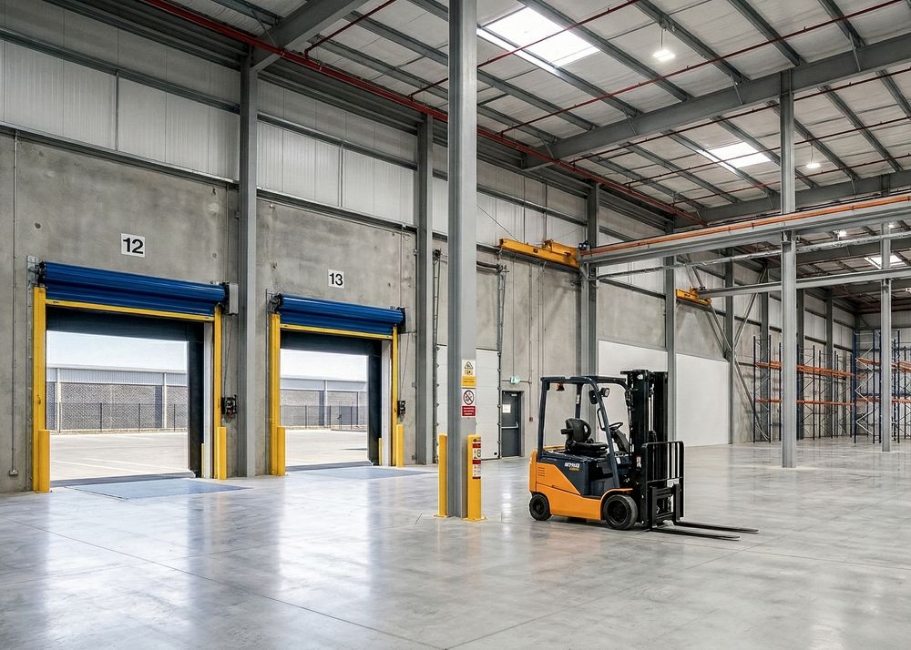 Michael Corona Photography Commercial Real Estate Warehouse building loading dock interior
