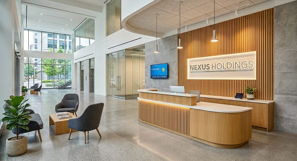 Michael Corona Photography Commercial Real Estate Office building lobby