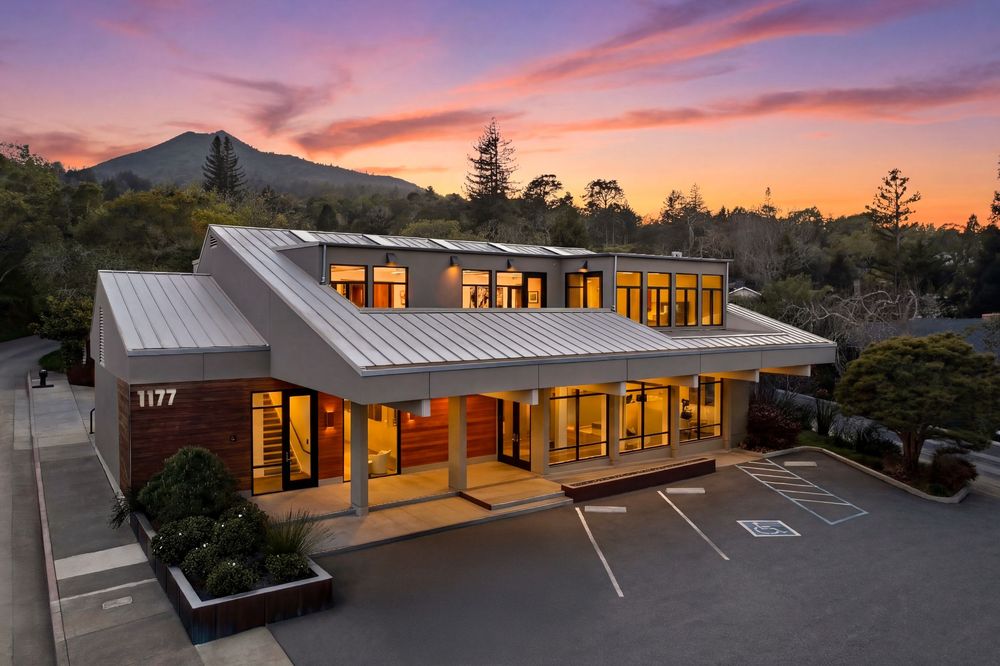 Michael Corona Photography Commercial Real Estate building aerial drone exterior twilight