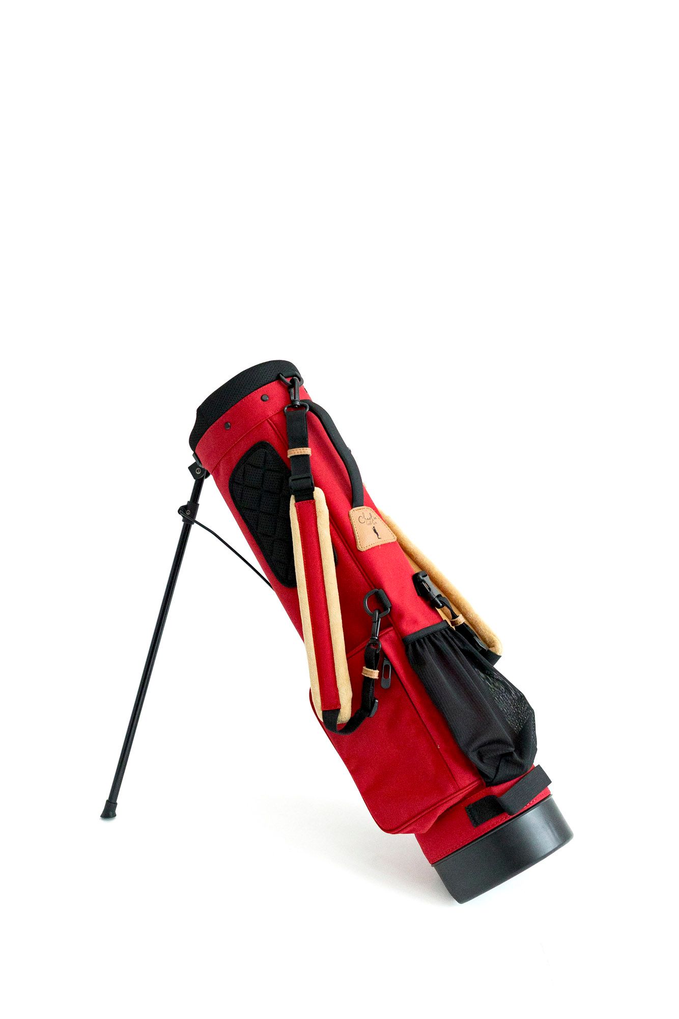 Junior golf clubs photographed as product dropouts on white background side view for product photo session