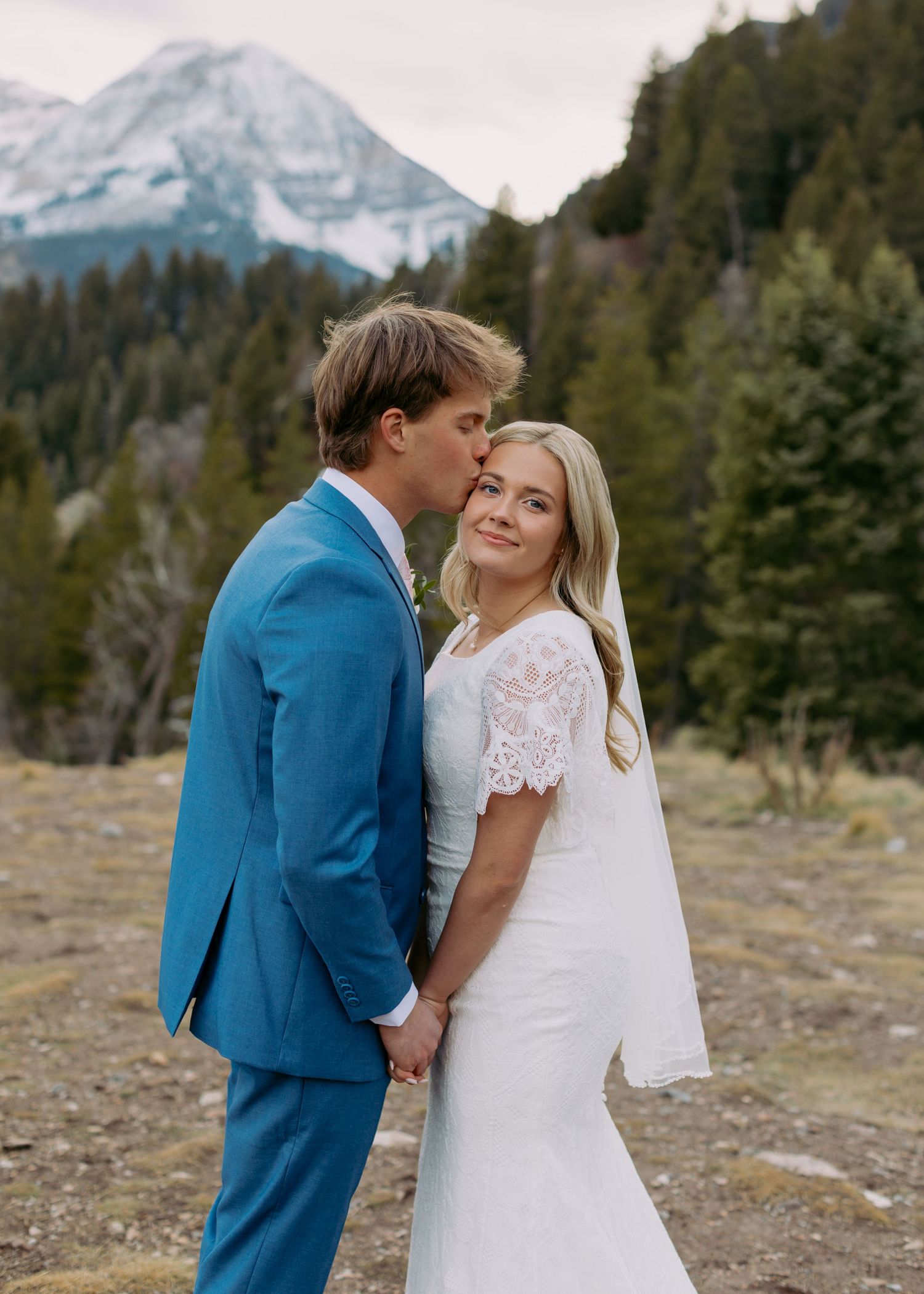 Stunning mountain bridals in Utah County.