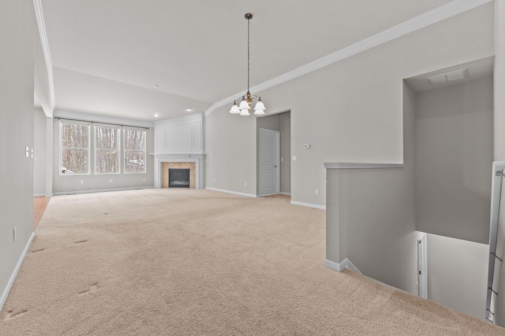 Professional real estate photography of a Living Room in Macomb, Michigan